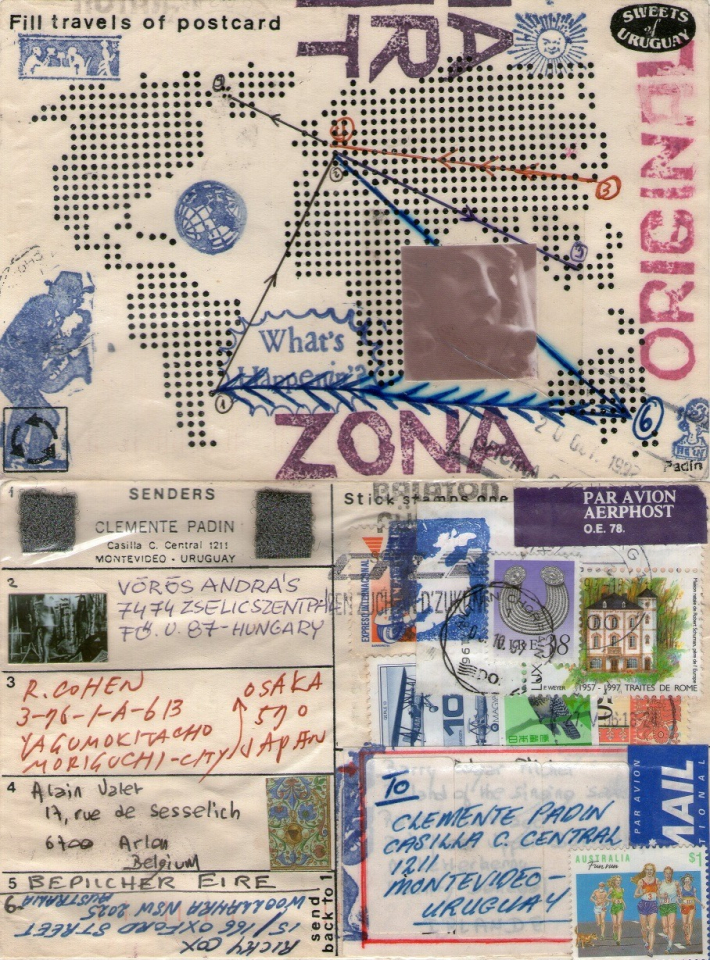 gallery/clemente padin - around the world - ground - june 2018