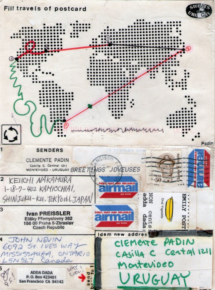 gallery/clemente padin - around the world 29 ground - october 2019